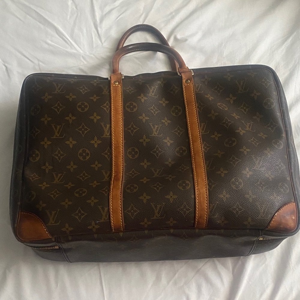 Luxury Brown Monogram Travel Bag